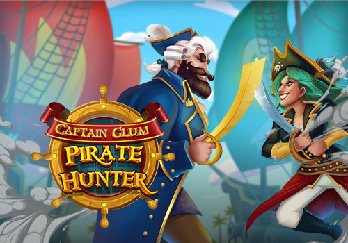 A pirate ship on the high seas for the Pirate Hunter game